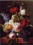 Floral, beautiful classical still life of flowers 012